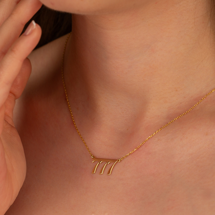 777 Number Necklace