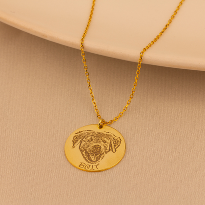 Pet Portrait Necklace